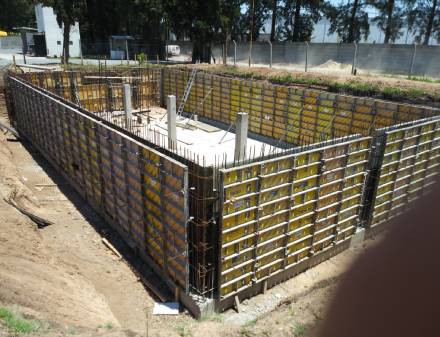 Construcción de deposito rectangular en Tortuguitas